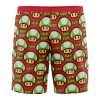 1up Hawaiian Swim Trunks Board Shorts back - Anime Swim Trunks