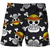 2023 Boys Bathing Suit Shorts Children s Swimming Trunks Summer Shorts Cartoon One Piece Luffy Children 4 - Anime Swim Trunks