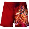 2023 New Dragon Ball Set Cosplay Clothing Pants Cartoon Goku Clothing Summer Beach Swimming Pants Boys 3 - Anime Swim Trunks