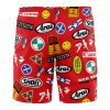 Akira Full Decals Hawaiian Shorts BACK Mockup - Anime Swim Trunks