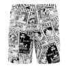 Aloha Strawhat OP Hawaiian Shorts BACK Mockup 1 - Anime Swim Trunks