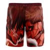 Burning Attack on Titan Hawaiian Shorts BACK Mockup 1 - Anime Swim Trunks