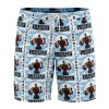 Castle in the Sky SG Hawaiian Shorts FRONT Mockup Knot - Anime Swim Trunks