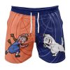 Chimera FA Seperated Template Gym Short FRONT Mockup - Anime Swim Trunks