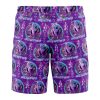 Cosmic Mewtwo Pokemon Hawaiian Shorts BACK Mockup - Anime Swim Trunks