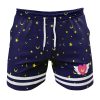 Galactic SM Gym Short FRONT Mockup - Anime Swim Trunks