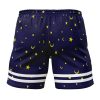 Galactic SM Gym Short Gym Short BACK Mockup - Anime Swim Trunks