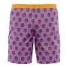 Giorno Giovanna Anime Jojo Bizarre Adventure Hawaiian Shorts BACK Mockup - Anime Swim Trunks