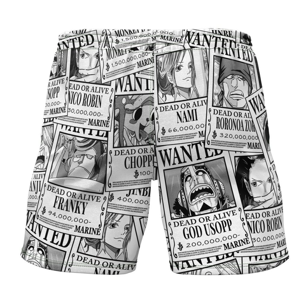 Gym Short back 15 - Anime Swim Trunks