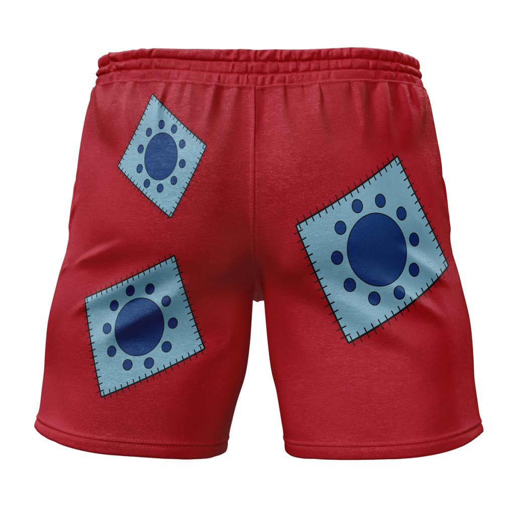 Gym Short back 19 1 - Anime Swim Trunks