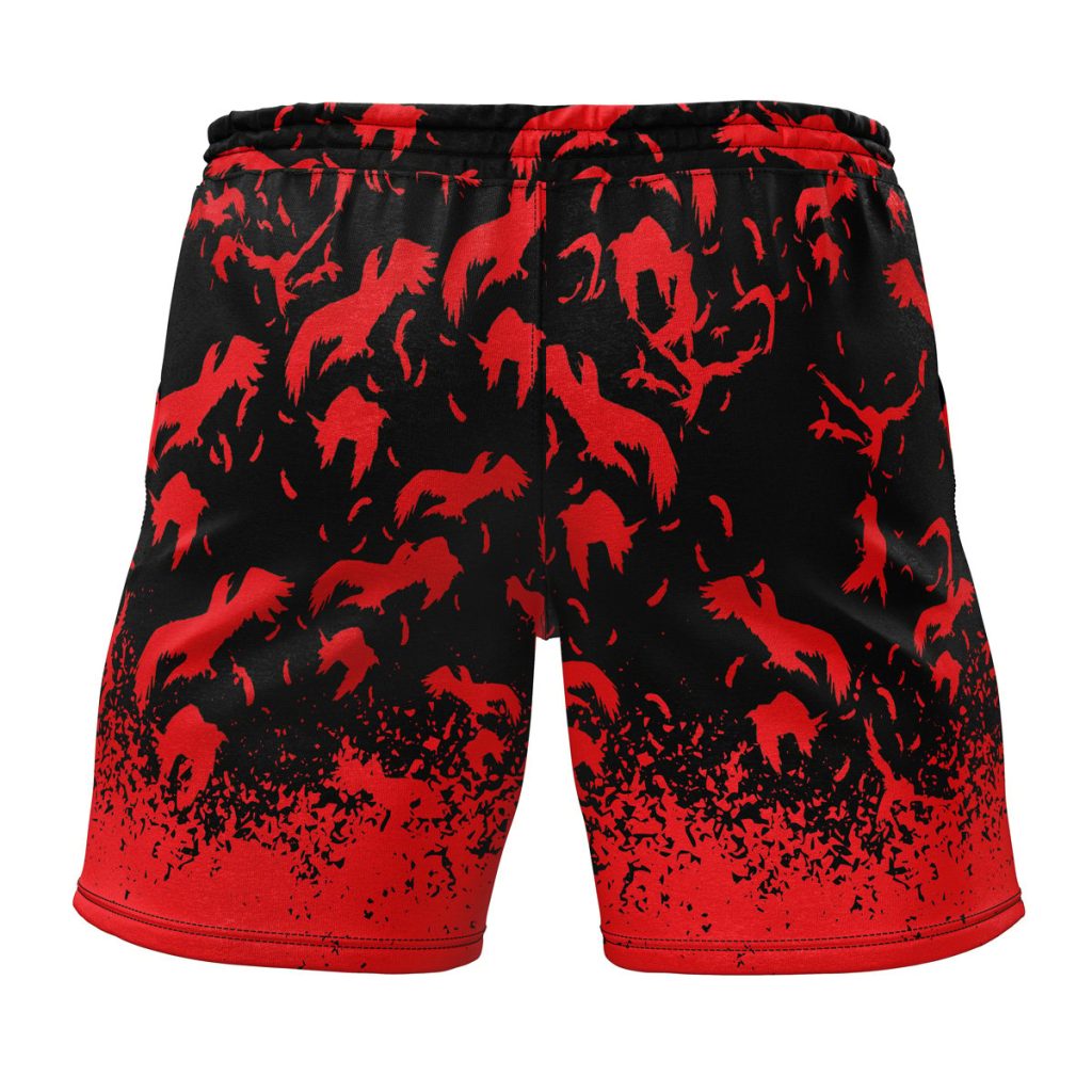 Gym Short back 2 1 - Anime Swim Trunks