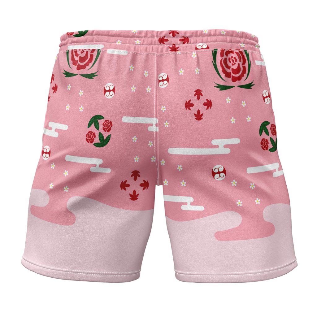 Gym Short back 33 1 - Anime Swim Trunks