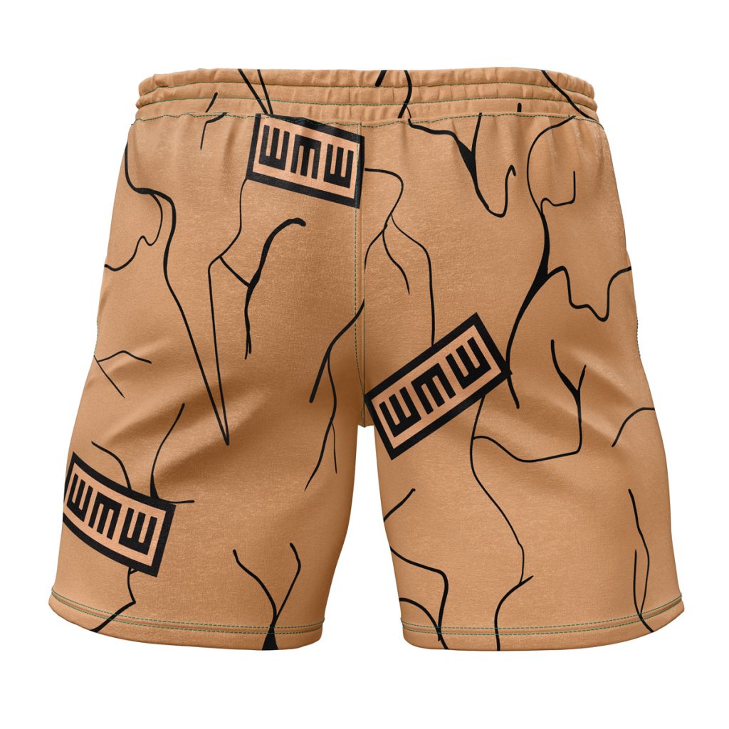 Gym Short back 6 - Anime Swim Trunks