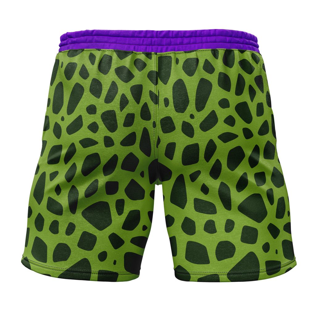 Gym Short back 8 1 - Anime Swim Trunks