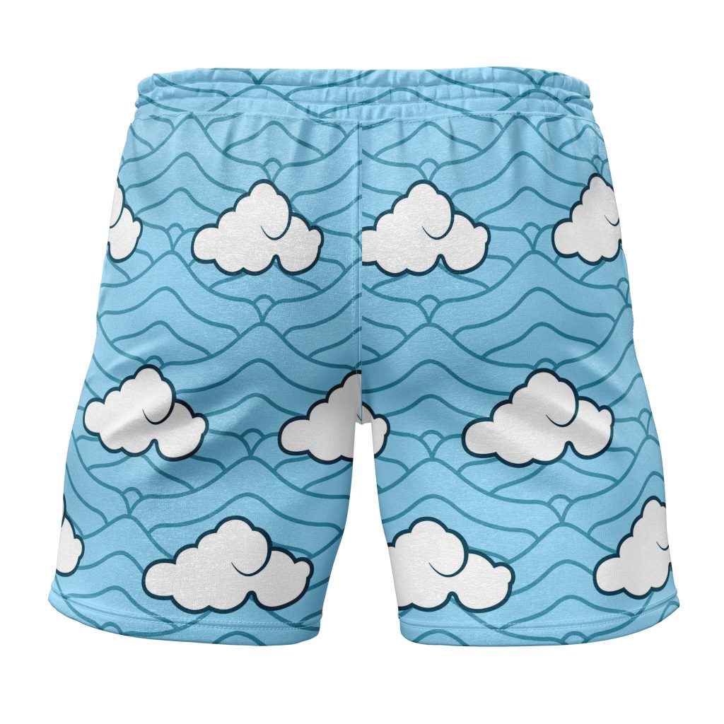 Gym Short back 9 1 - Anime Swim Trunks