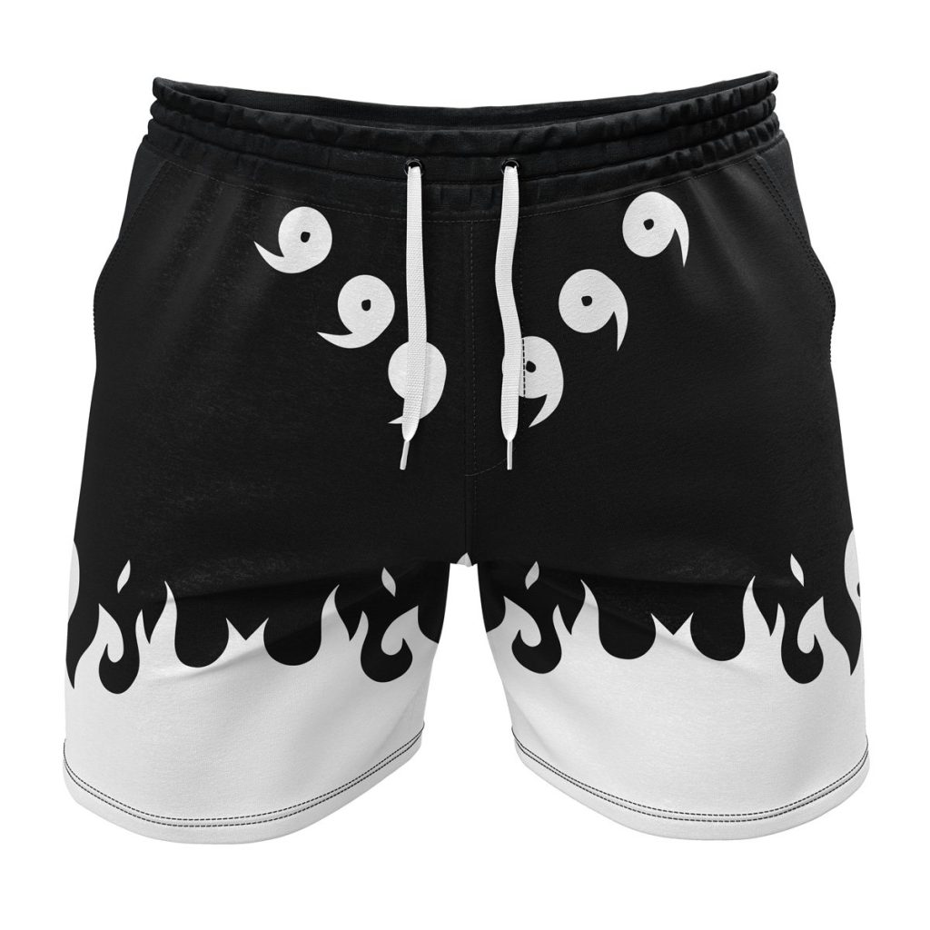 Gym Short front 1 1 - Anime Swim Trunks