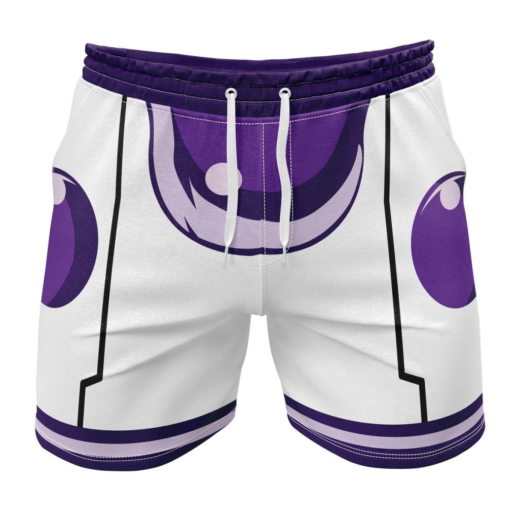 Gym Short front 1 4 - Anime Swim Trunks