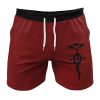 Gym Short front 11 - Anime Swim Trunks