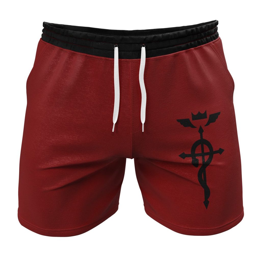 Gym Short front 11 - Anime Swim Trunks