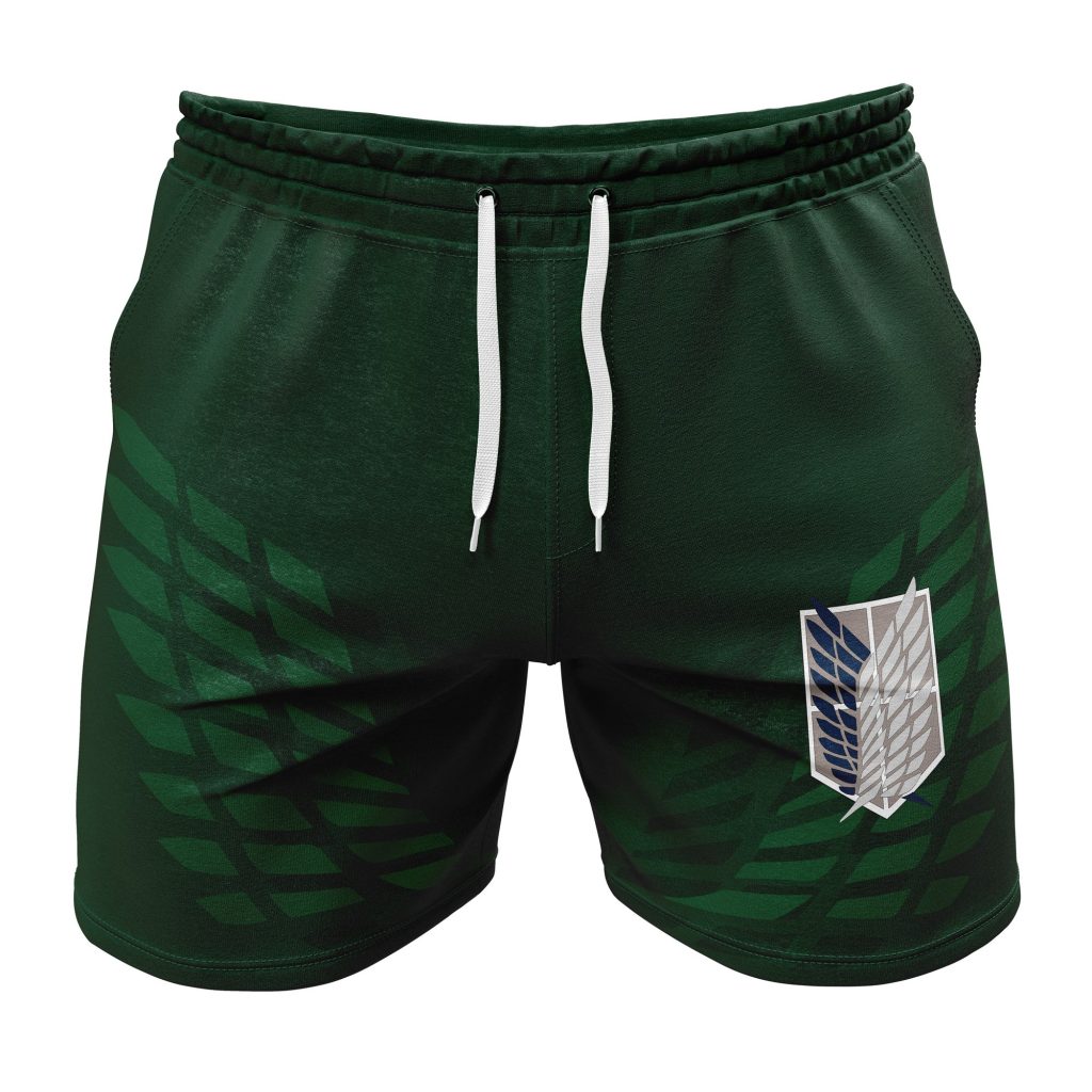 Gym Short front 13 - Anime Swim Trunks