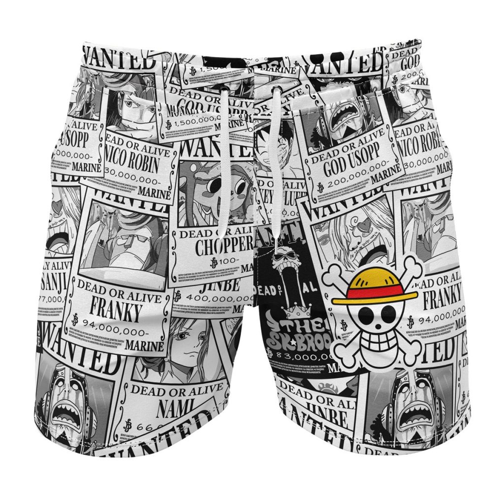 Gym Short front 15 - Anime Swim Trunks