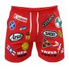 Gym Short front 16 1 - Anime Swim Trunks