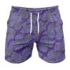 Gym Short front 16 - Anime Swim Trunks