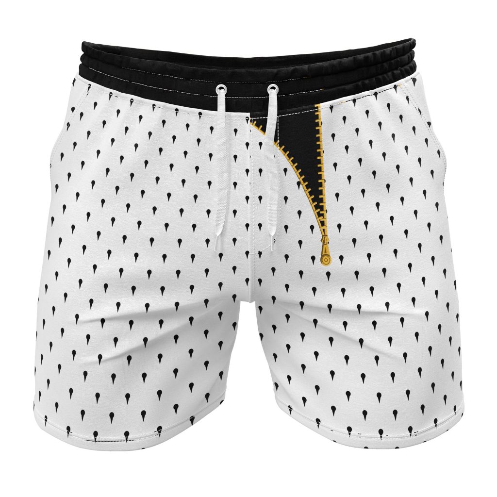 Gym Short front 17 1 - Anime Swim Trunks