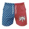 Gym Short front 18 1 - Anime Swim Trunks