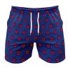 Gym Short front 18 2 - Anime Swim Trunks