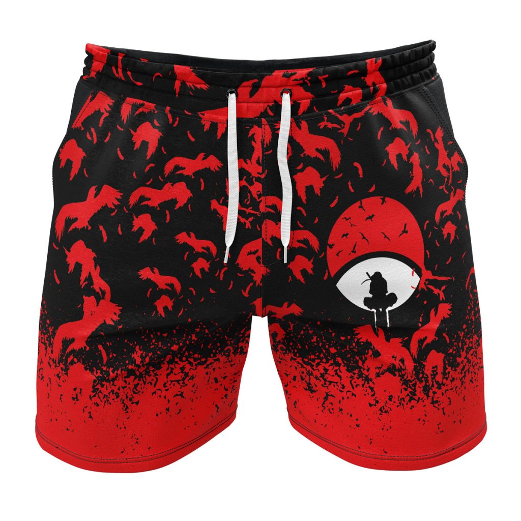 Gym Short front 2 1 - Anime Swim Trunks