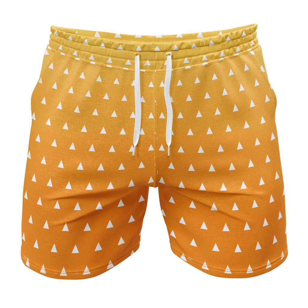 Gym Short front 2 - Anime Swim Trunks