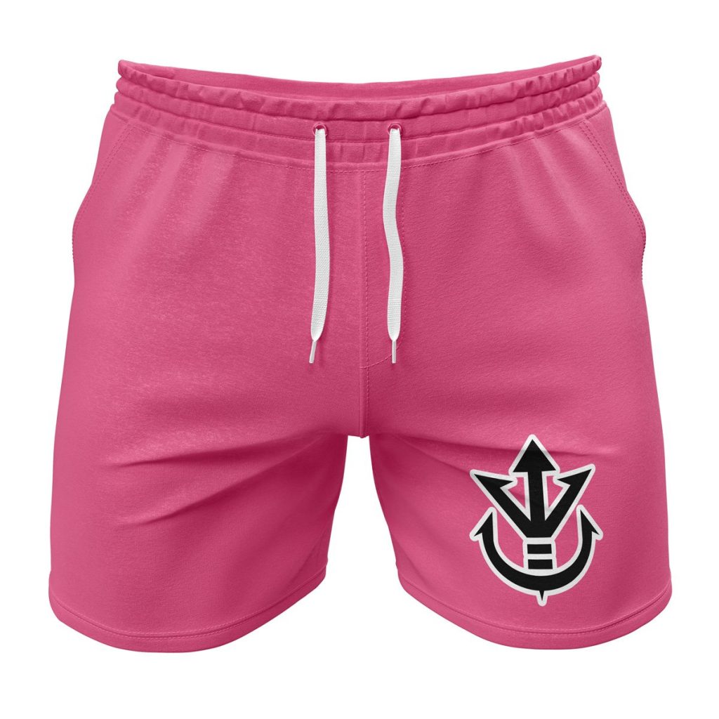 Gym Short front 2 3 - Anime Swim Trunks