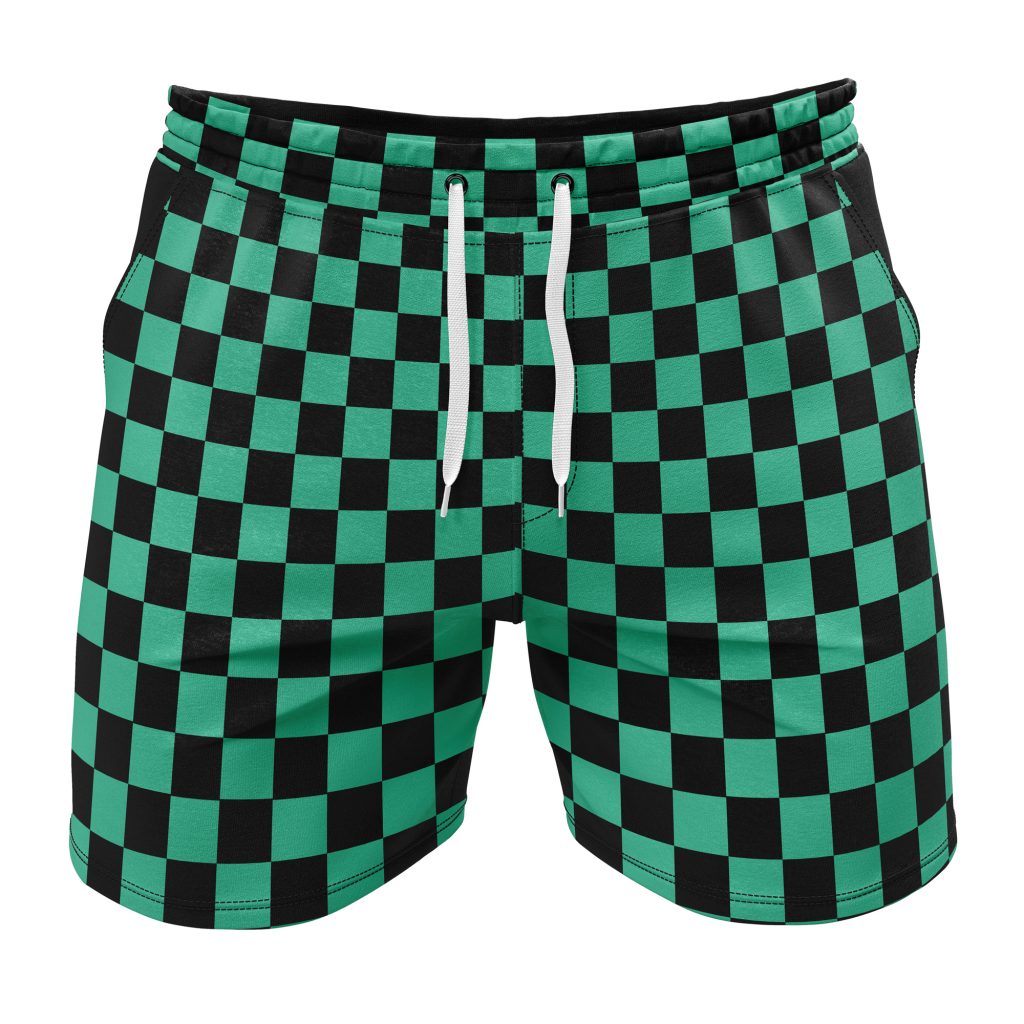 Gym Short front 3 - Anime Swim Trunks