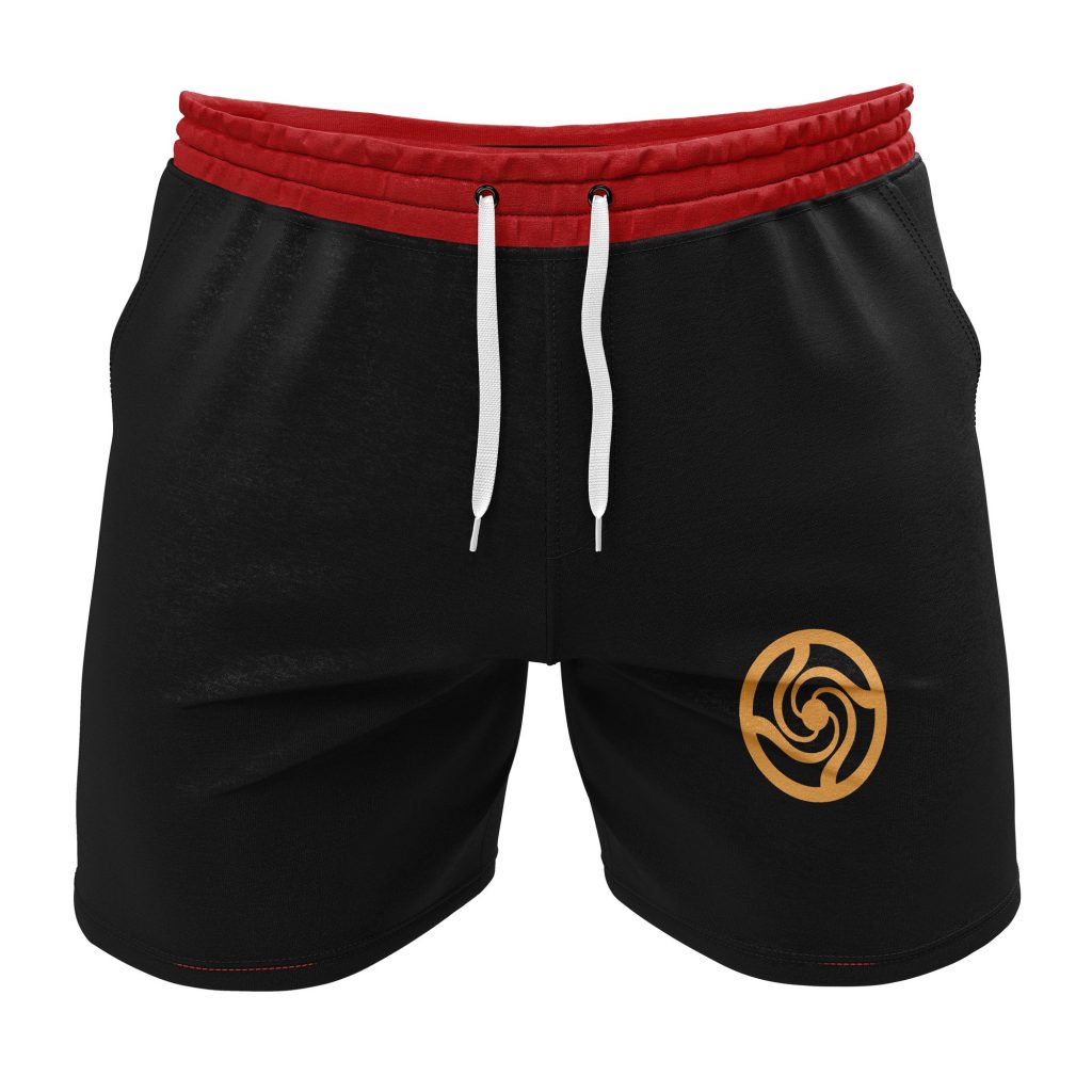 Gym Short front 38 - Anime Swim Trunks