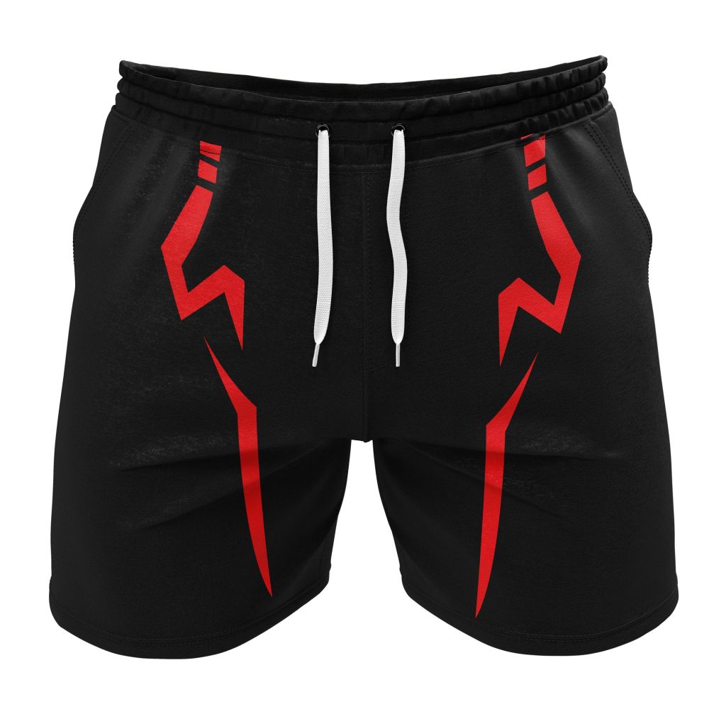 Gym Short front 39 - Anime Swim Trunks