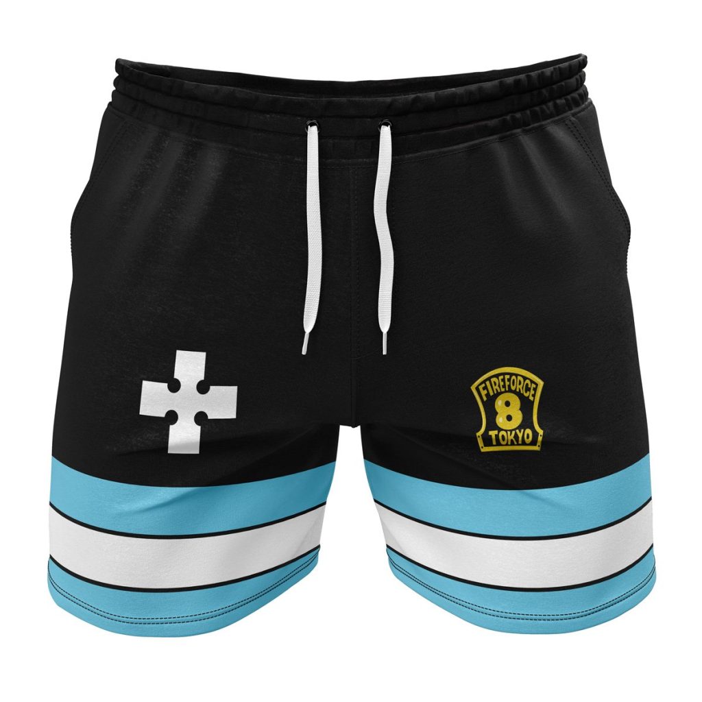 Gym Short front 41 - Anime Swim Trunks