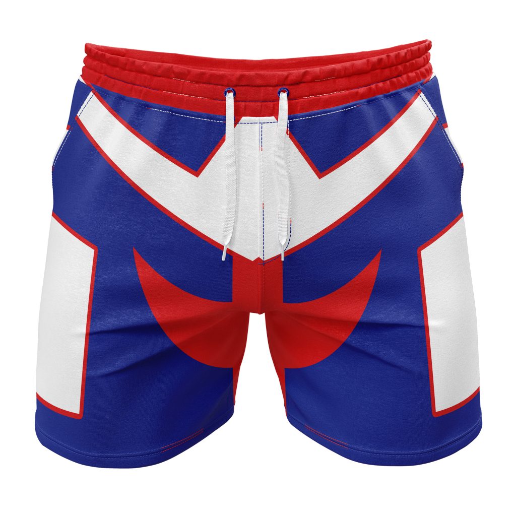 Gym Short front 46 - Anime Swim Trunks