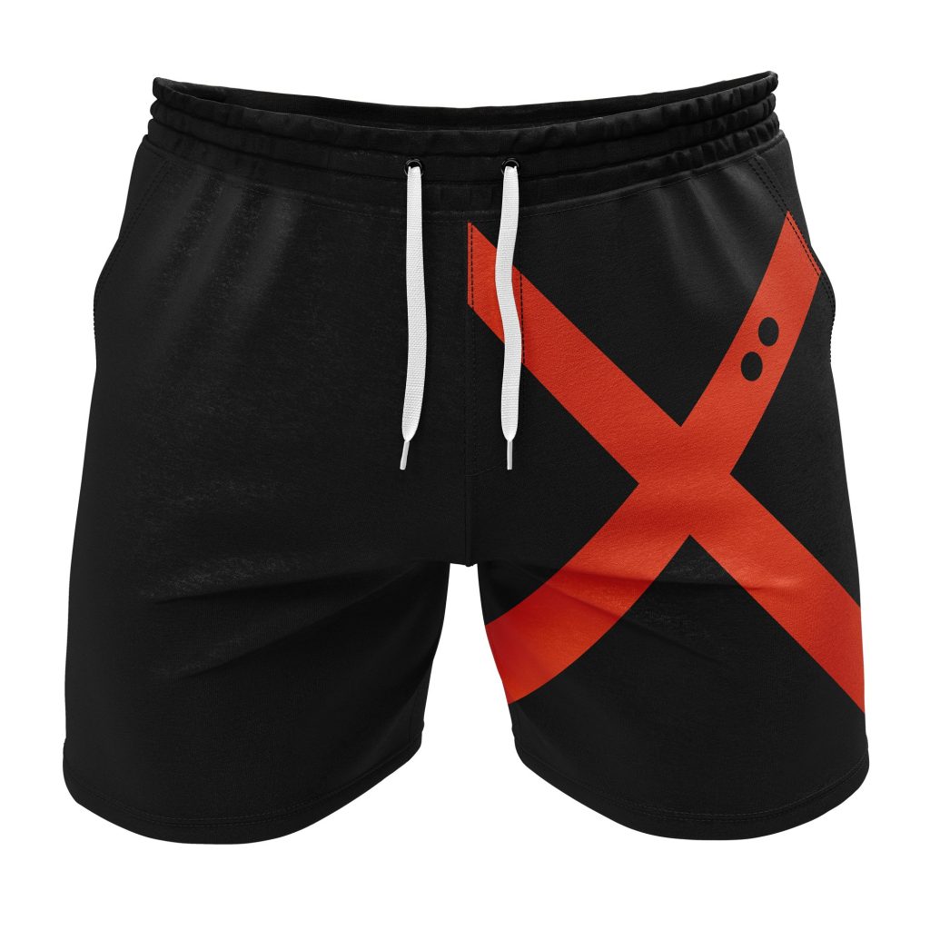 Gym Short front 47 - Anime Swim Trunks