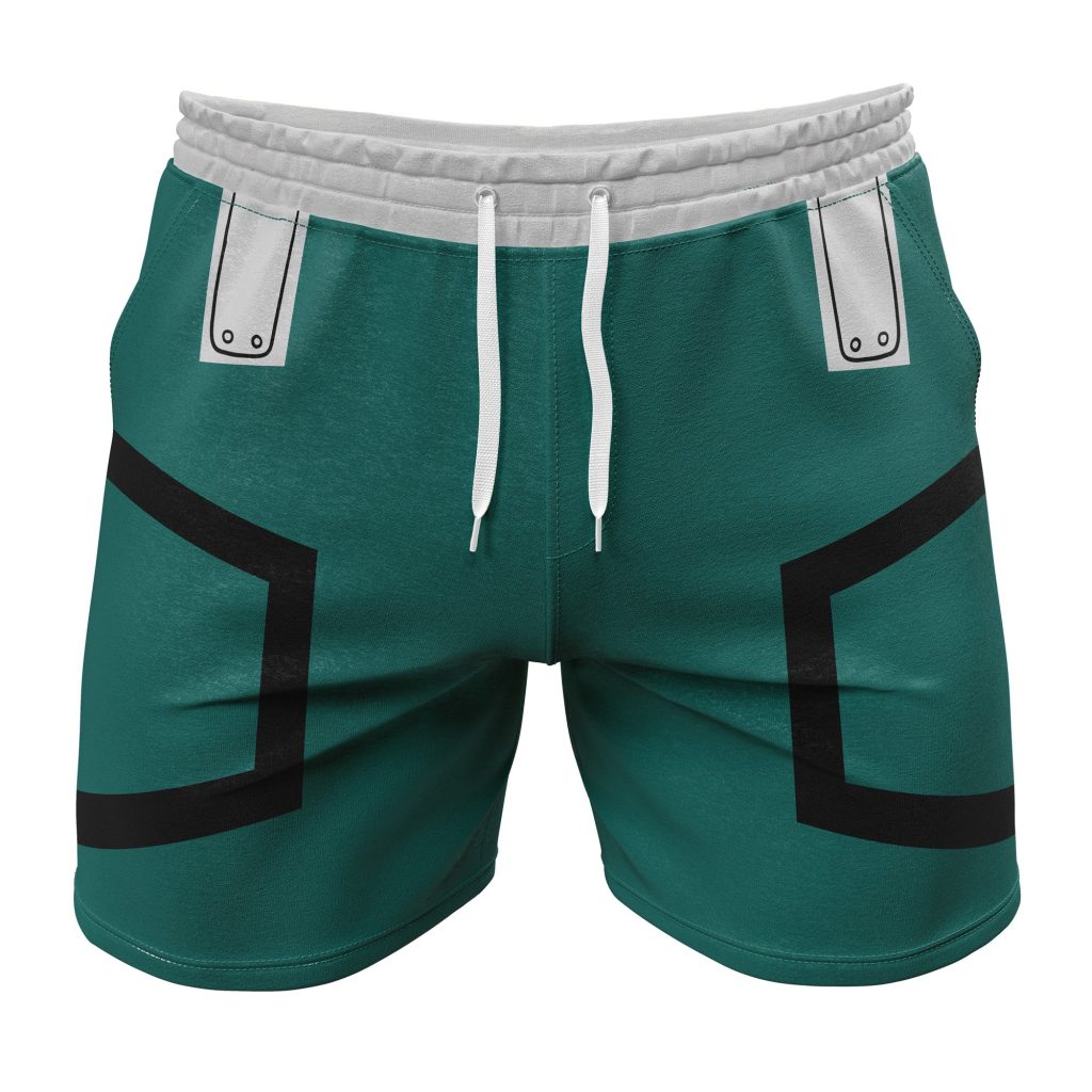 Gym Short front 48 - Anime Swim Trunks