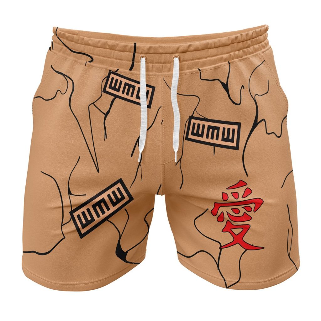 Gym Short front 6 - Anime Swim Trunks