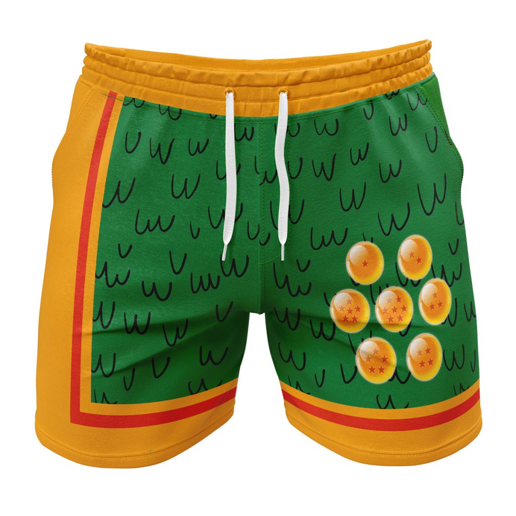 Gym Short front 8 2 - Anime Swim Trunks