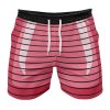 Gym Short front 9 2 - Anime Swim Trunks