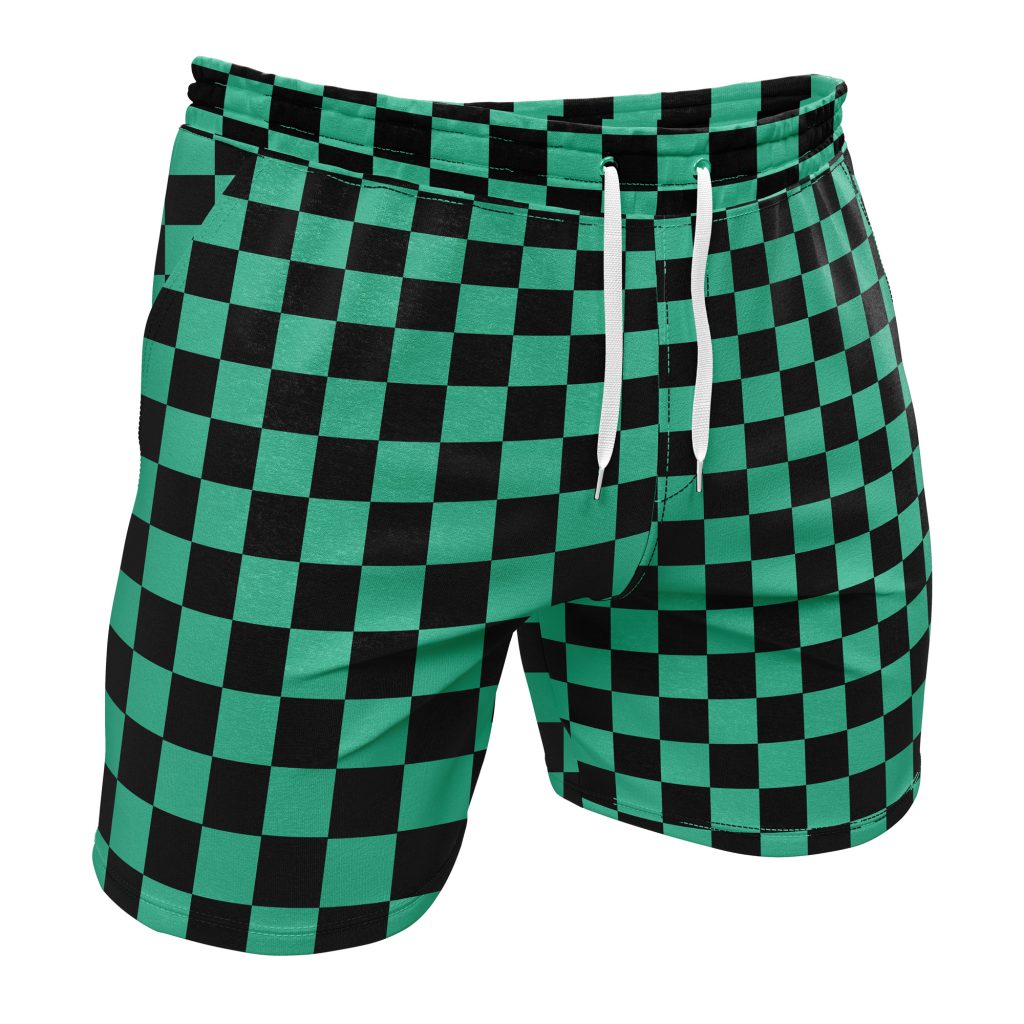 Gym Short front side 3 - Anime Swim Trunks