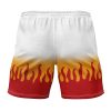 Kyojuro Regoku DS Template Gym Short BACK Mockup - Anime Swim Trunks