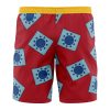 Luffys Wano Pattern OP Hawaiian Shorts BACK Mockup - Anime Swim Trunks