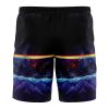 Naruto Akatsuki Astral Led Pain Hawaiian Shorts BACK Mockup - Anime Swim Trunks