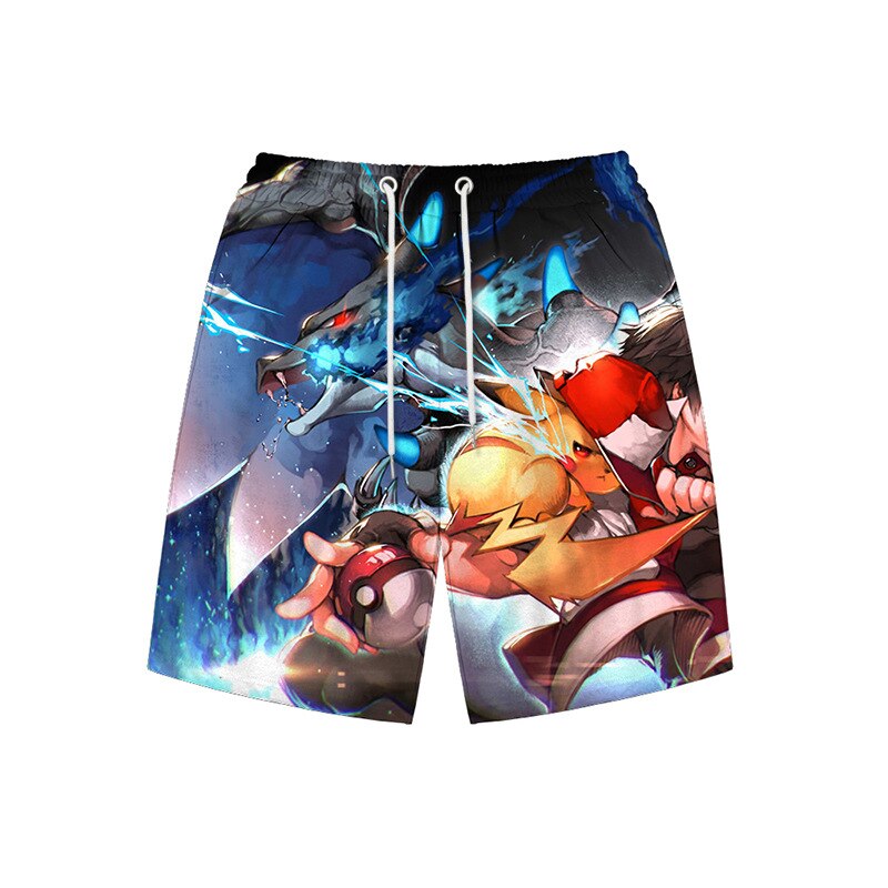 Pokemon Cartoon Swim Trunk | Anime Swim Trunks Store