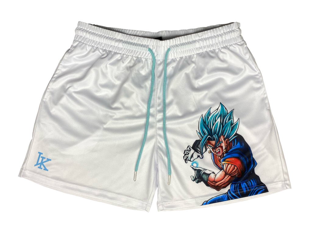 SHORT DBZWHITE - Anime Swim Trunks