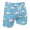 Sakonji Urokodaki DS Template Gym Short F SIDE Mockup - Anime Swim Trunks